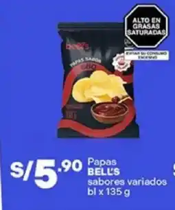 Plaza Vea Bell's papas sabores variados bl oferta