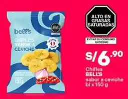 Plaza Vea Bell's chifles sabor a ceviche bl oferta