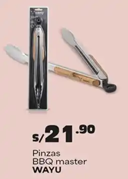 Plaza Vea Wayu pinzas bbq master oferta