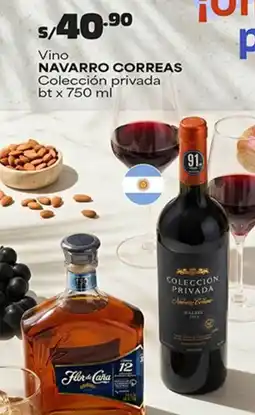 Plaza Vea Navarro correas vino colección privada bt oferta