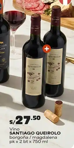 Plaza Vea Santiago queirolo borgoña / magdalena oferta