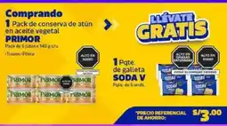 Makro Primor conserva de atún en aceite vegetal oferta
