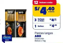 Makro Aro pastas largas selección bolsa oferta
