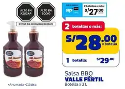 Makro Valle fértil salsa bbq botella oferta