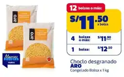Makro Aro choclo desgranado congelado bolsa oferta
