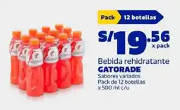 Makro Gatorade bebida rehidratante sabores variados oferta