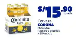 Makro Corona cerveza mini extra oferta