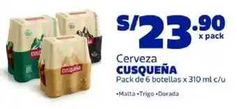 Makro Cusqueña cerveza oferta