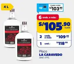 Makro La caravedo pisco oferta