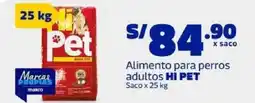 Makro Hi pet alimento para perros adultos saco oferta