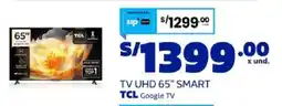 Makro Tcl smart tv uhd 65" oferta