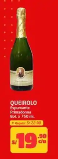 MaxiAhorro Queirolo espumante primadonna bot. oferta