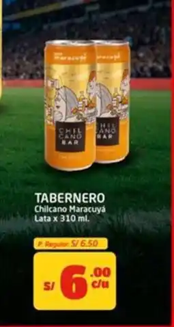 MaxiAhorro Tabernero chilcano maracuyá lata oferta