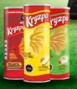 MaxiAhorro Kryzpo papas en hojuelas sabores variados lata oferta
