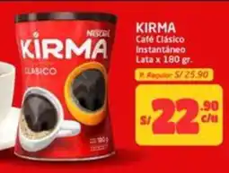 MaxiAhorro Kirma café clásico instantáneo lata oferta