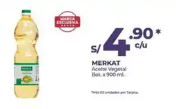 MaxiAhorro Merkat aceite vegetal bot. oferta