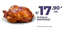 MaxiAhorro Pollo rostizado oferta