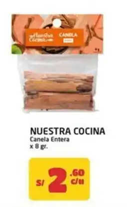 MaxiAhorro Nuestra cocina canela entera oferta