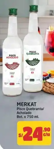 MaxiAhorro Merkat pisco quebranta/ acholado bot. oferta