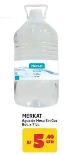 MaxiAhorro Merkat agua de mesa sin gas bot. oferta
