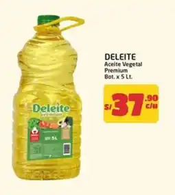 MaxiAhorro Deleite aceite vegetal premium bot. oferta