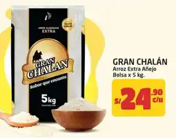 MaxiAhorro Gran chalán arroz extra añejo bolsa oferta