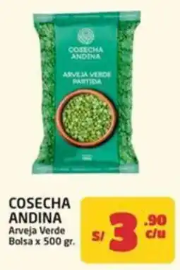 MaxiAhorro Cosecha andina arveja verde bolsa oferta