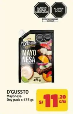 MaxiAhorro D'gussto mayonesa doy pack oferta