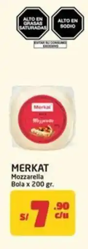 MaxiAhorro Merkat mozzarella bola oferta