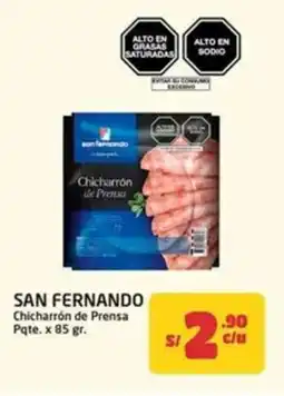 MaxiAhorro San fernando chicharrón de prensa pqte. oferta