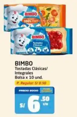 MaxiAhorro Bimbo tostadas clásicas/ integrales bolsa oferta