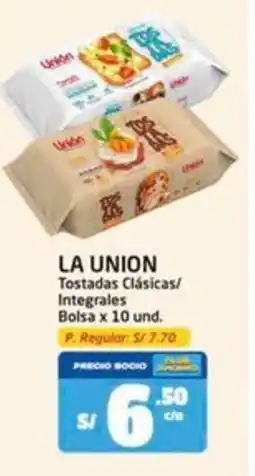 MaxiAhorro La union tostadas clásicas/ integrales bolsa oferta