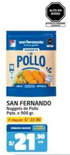 MaxiAhorro San fernando nuggets de pollo pqte. oferta