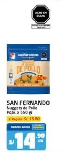 MaxiAhorro San fernando nuggets de pollo pqte. oferta