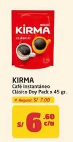 MaxiAhorro Kirma café instantáneo clásico doy pack oferta