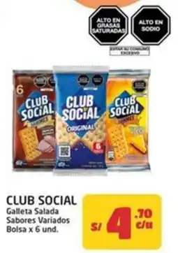 MaxiAhorro Club social galleta salada sabores variados bolsa oferta