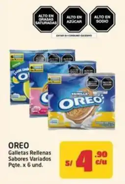 MaxiAhorro Oreo galletas rellenas sabores variados pqte. oferta