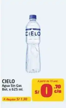MaxiAhorro Cielo agua sin gas bot. oferta