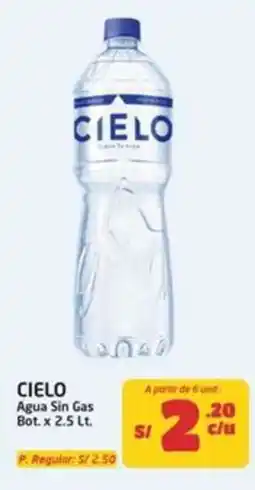 MaxiAhorro Cielo agua sin gas bot. oferta