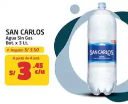 MaxiAhorro San carlos agua sin gas bot. oferta