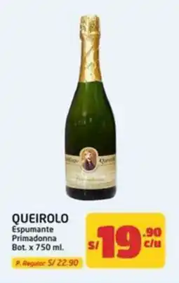 MaxiAhorro Queirolo espumante primadonna bot. oferta