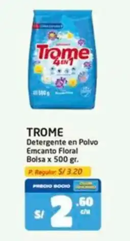 MaxiAhorro Trome detergente en polvo emcanto floral bolsa oferta
