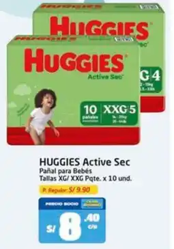 MaxiAhorro Huggies active sec pañal para bebés oferta