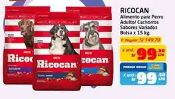 MaxiAhorro Ricocan alimento para perro adulto/ cachorros sabores variados bolsa oferta