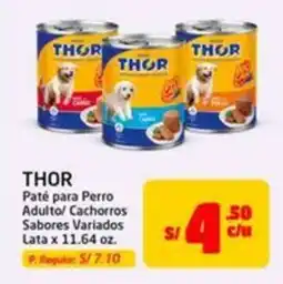 MaxiAhorro Thor paté para perro adulto/ cachorros sabores variados lata oferta