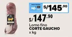 Plaza Vea Corte gaucho lomo fino oferta