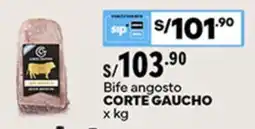 Plaza Vea Corte gaucho bife angosto oferta
