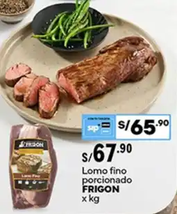 Plaza Vea Frigon lomo fino porcionado oferta