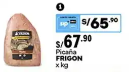 Plaza Vea Frigon picaña oferta