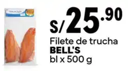 Plaza Vea Bell's filete de trucha bl oferta